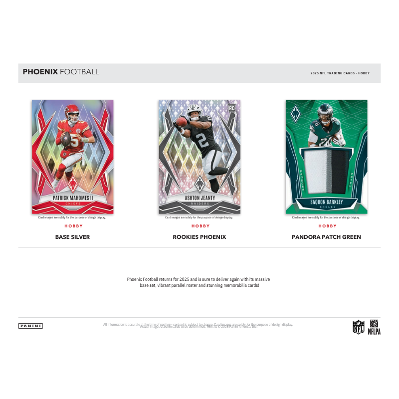 2025 Panini Phoenix Football Hobby Box