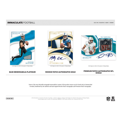 2023 Panini Immaculate Football Hobby Box