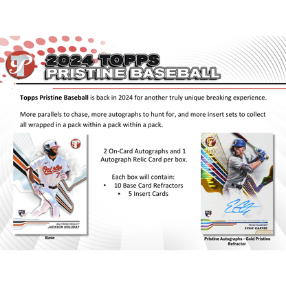2024 Topps Pristine Baseball Hobby Box