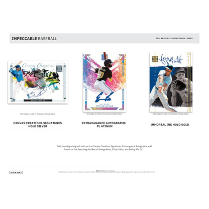 2024 Panini Impeccable Baseball Hobby Box