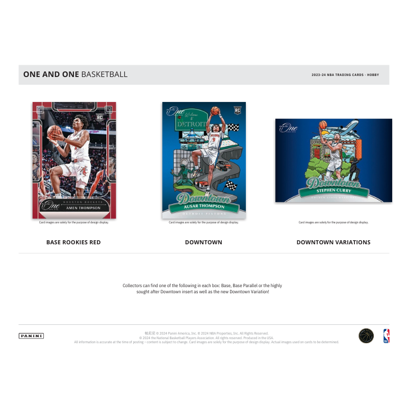 2023/24 Panini One &amp; One Basketball Hobby 10 Box Case