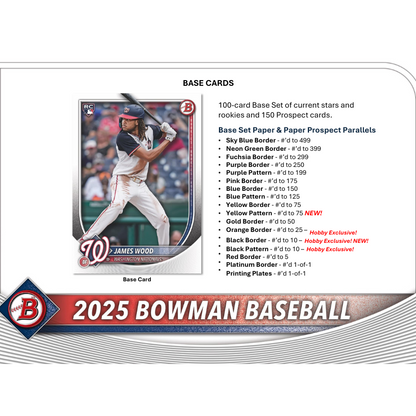 2025 Bowman Baseball Hobby 12 Box Case