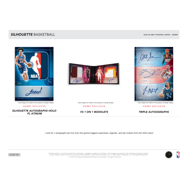 2024/25 Panini Silhouette Basketball Hobby 10 Box Case
