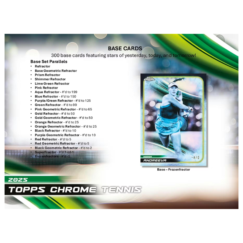 2025 Topps Tennis Chrome Breaker&